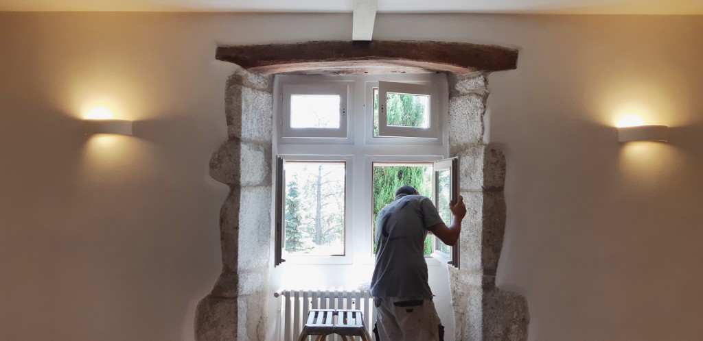 enduit de chaux blanc apres 1